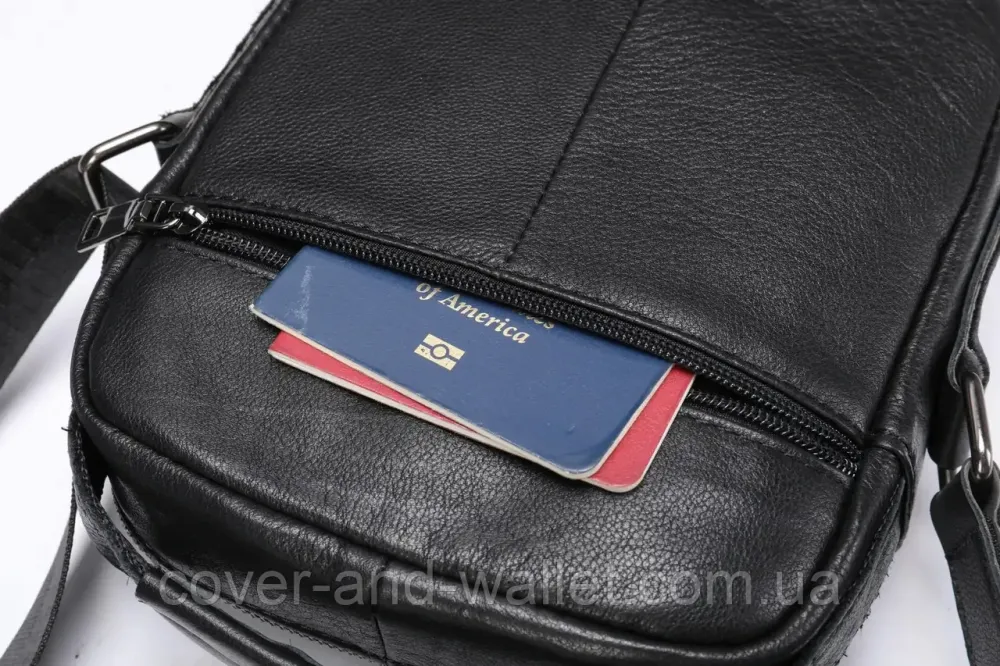 Стильная мужская сумка барсетка из натуральной кожи с отделением для телефона VINTAGE Киев - изображение 7