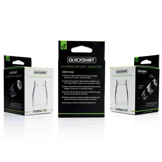 Адаптер-крепление для соединения с мастурбатором Quickshot Shower Mount Adapter (RP) Sex Aura Киев