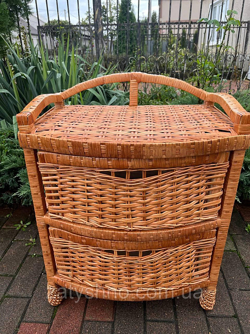 Комод плетений на 2 шухляди дутий Київ - фото 10