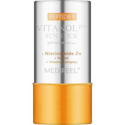 Средство от загара Medi-Peel Peptide 9 Vitanol Sun Stick Pro SPF50+ Стик с пептидами и витаминным комплексом 23 г (8809941822250) Винница