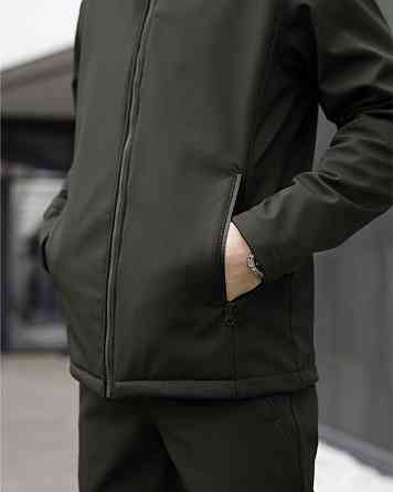 Мужская куртка хаки демисезонная с капюшоном Pobedov Shadow V2 Киев