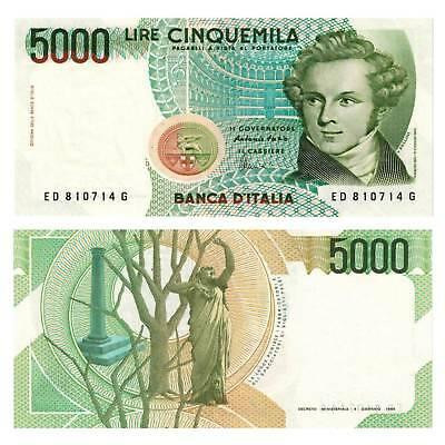Італія / Italy 5000 Lire 1985 Pick 111c UNC Полтава - фото 1