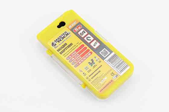 Біти викруткові 14шт 1/4" 25мм з тримачем CrV 40-0382 Київ