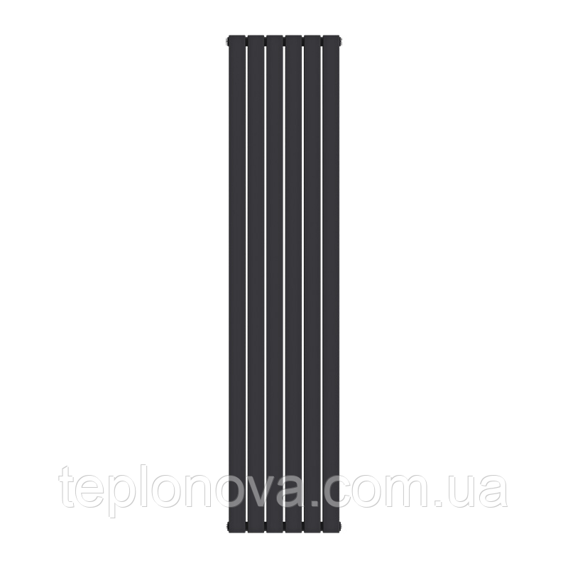 Дизайнерський радіатор 1800/408 (мм) чорний мат IDEALE VITTORIA (універсальне підключення) 12 6/1800/408 Чернівці - фото 7
