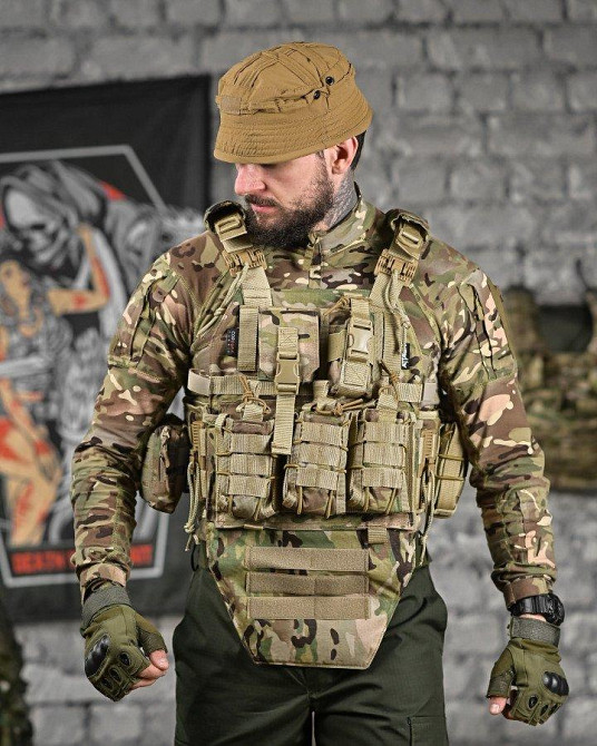 Якісна плитоноска Attack STATIX мультикам ДЛ6477 Одеса - фото 2