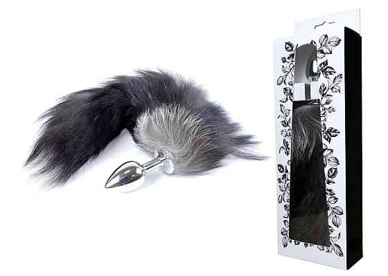 Анальна пробка - Fox Tail Black 2XL Sex Aura Київ