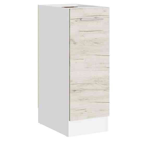 Кухонний модуль нижній Еверест Еко 300 дуб крафт білий/білий (без стільниці) 30х46х82 см (DTM-071028) Дніпро