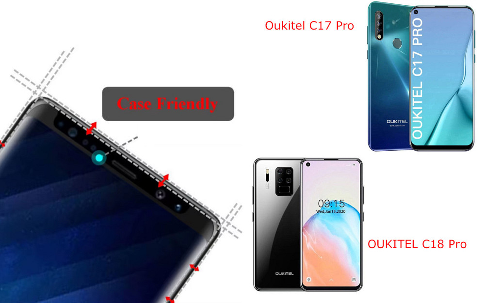 Захисне скло HyperGlass Pro для Oukitel C17 Pro, OUKITEL C18 Pro – максимальна чутливість та захист Київ - фото 4