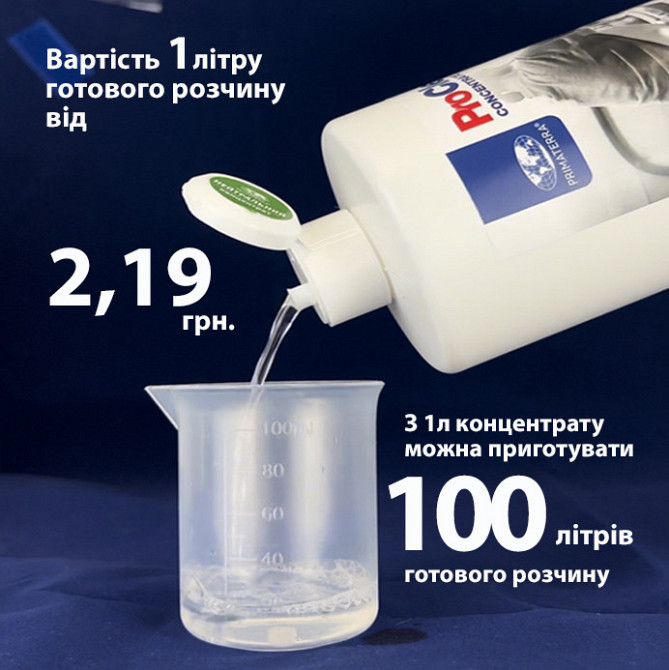 Універсальний концентрований засіб для прибирання (1,1 кг) Павлоград - фото 6