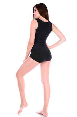 Вишукана жіноча термомайка сіра з мереживом totalfit на широких бретелях Славута