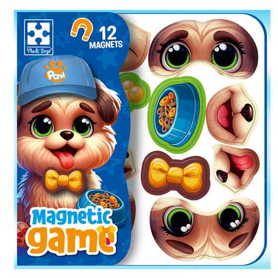 Гра розвиваюча "Емоції Песика" VT3220-04, 12 магнітів Вінниця