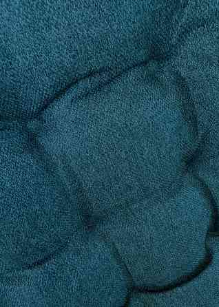 Подушка для стільців (40x120х4 см) подвійна Decorator Мальмо колір лазурний 84-173 Київ