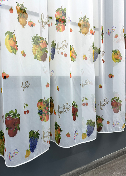 Кухонная арка VR-Textil № 1753т шифон разноцветный 280х170 см (53-0058) Киев - изображение 6