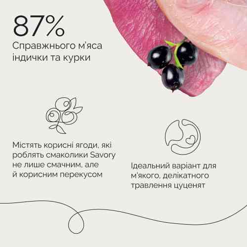 Джерки Savory Puppy Coins With Turkey монетки для щенков с индейкой 100 г Киев