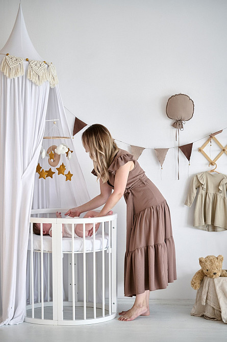 Дитячий мобіль на ліжечко для немовлят WooolyWool «Зоряна ніч» Київ - фото 4