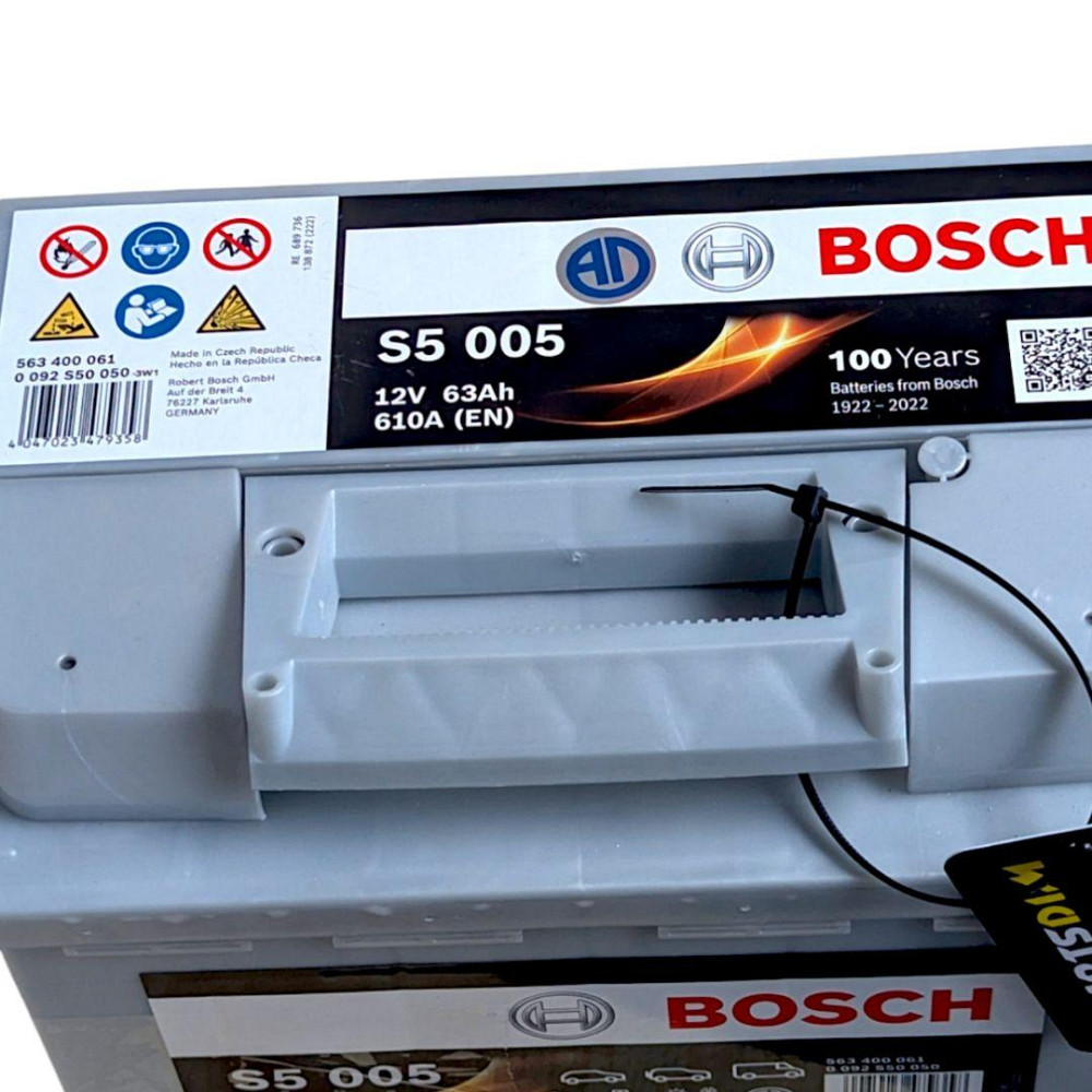 Автомобильный аккумулятор Bosch 63Аг 610А(EN) R+ Ковель - изображение 3