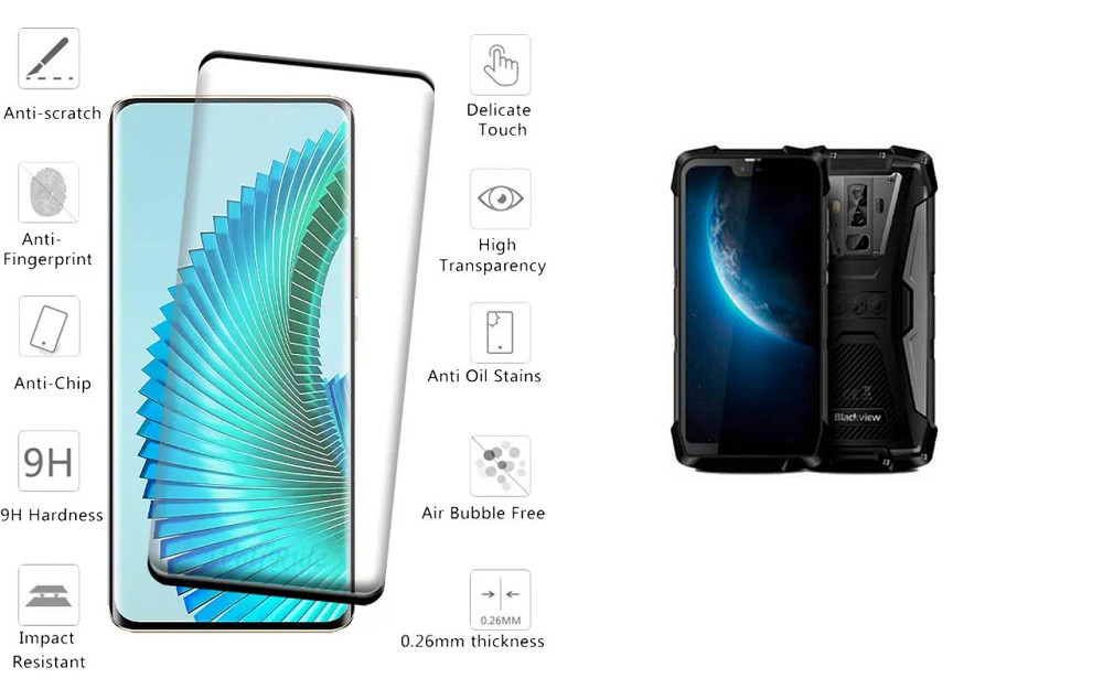 Защитное стекло HyperGlass Pro для Blackview BV9700 Pro – максимальная чувствительность и защита Киев - изображение 2