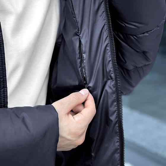 Чоловіча зимова куртка темно-синя Pobedov Snowfall Київ