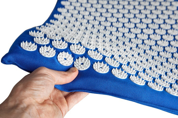 Аплікатор Кузнєцова Набір серія Eko-Max Синій (Килимок + Валик + Чохол) – Масажний комплект для релаксації Івано-Франківськ - фото 6