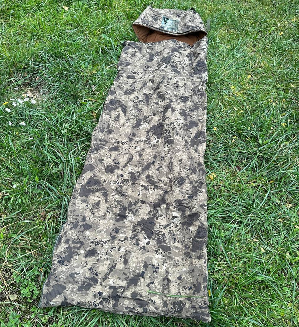 Зимний спальный мешок Tulumu 180х70 +25 см капюшон (до -35С) Дезерт Винница - изображение 2