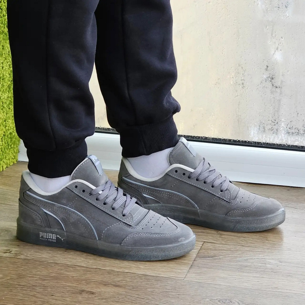 Кроссовки Мужские Puma Серые Замшевые Пума (размеры: 41,43) Днепр - изображение 8