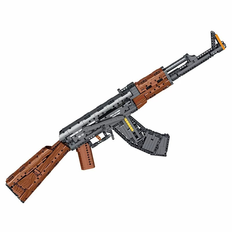 Конструктор оружие Автомат AK47 штурмовая винтовка на 1366 деталей Каменец-Подольский - изображение 2