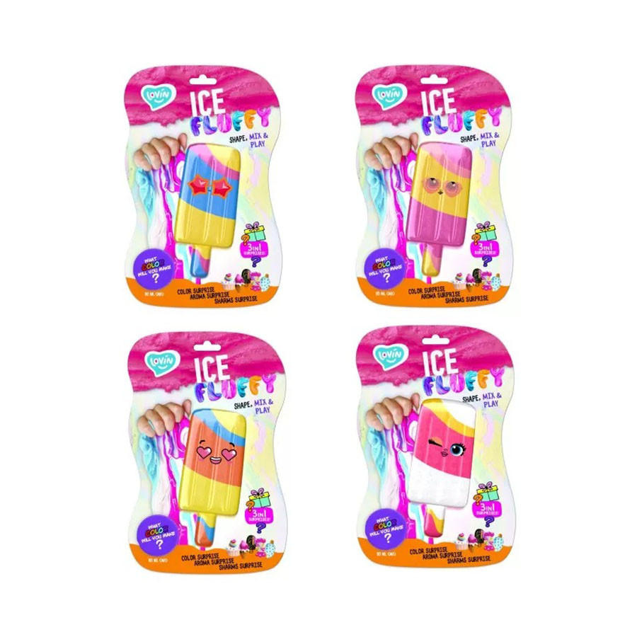 Лізун-антистрес Ice Fluffy 80126 пломбір 110 мл Вінниця - фото 1