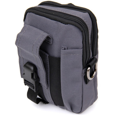 Сумка Vintage На пояс нейлон Сіра (20646) Вінниця - фото 1