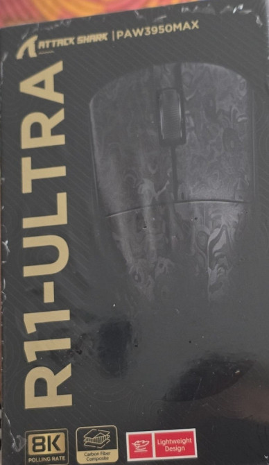 Новинка 2025! ATTACK SHARK R11 ULTRA  49г  8000гц 42000dpi. Харків - фото 4