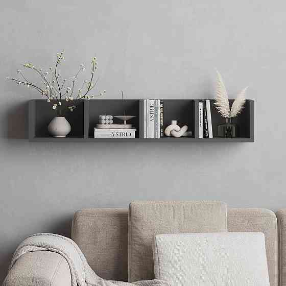 Полиця настінна VAYS M-59, навісна, ЛДСП, 92×17×17 см - для дому, офісу, декору Львів