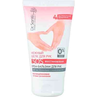 Крем для рук Dr. Sante Ніжний Шовк SOS Відновлення для екстремально сухої шкіри 150 мл (4823015933455) Вінниця
