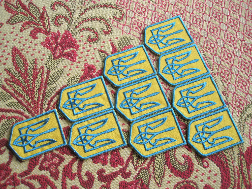 Нашивка Герб Украины (50*70 мм.) Запоріжжя - фото 3