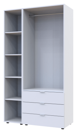 Комплект шаф для одягу Doros Гелар (2 шт.) 115,7х49,5х203,4 см Білий (DRS-011176) Львів