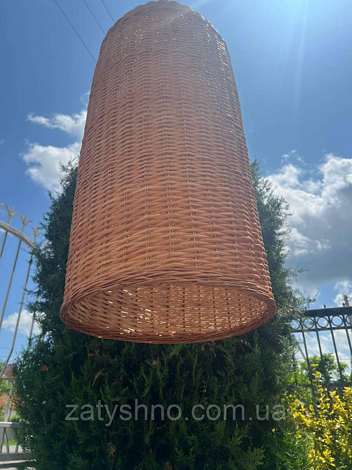 Абажурний бра плетеный  высокий Киев - изображение 1