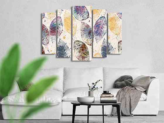 Модульна картина Абстракція Art-418_5 ( 80х118см ) Київ