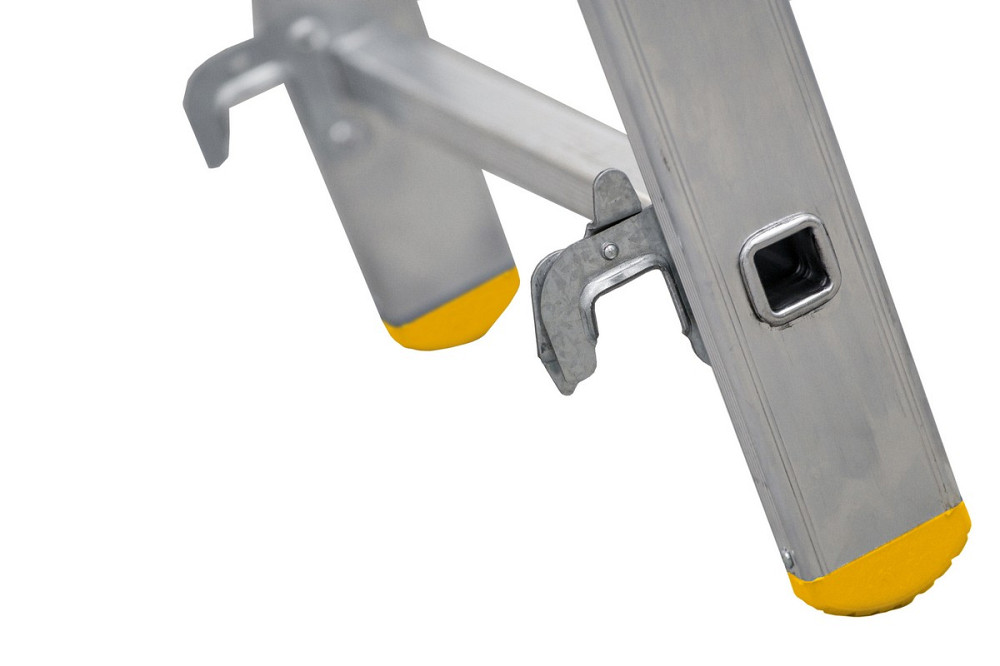 MASTERTOOL Драбина алюмінієва MASTERTOOL трисекційна комбінована 3х11 ступенів h=7250 мм max 15 Киев - изображение 9