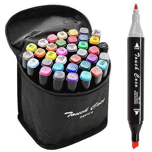 Набор 2-сторонних маркеров в сумке 36 цветов Sketch Marker Харьков