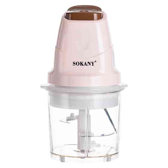 Чоппер подрібнювач з чашею на 0.7 л електричний кухонний 250 Вт бежевий Sokany SK-06009BE Київ