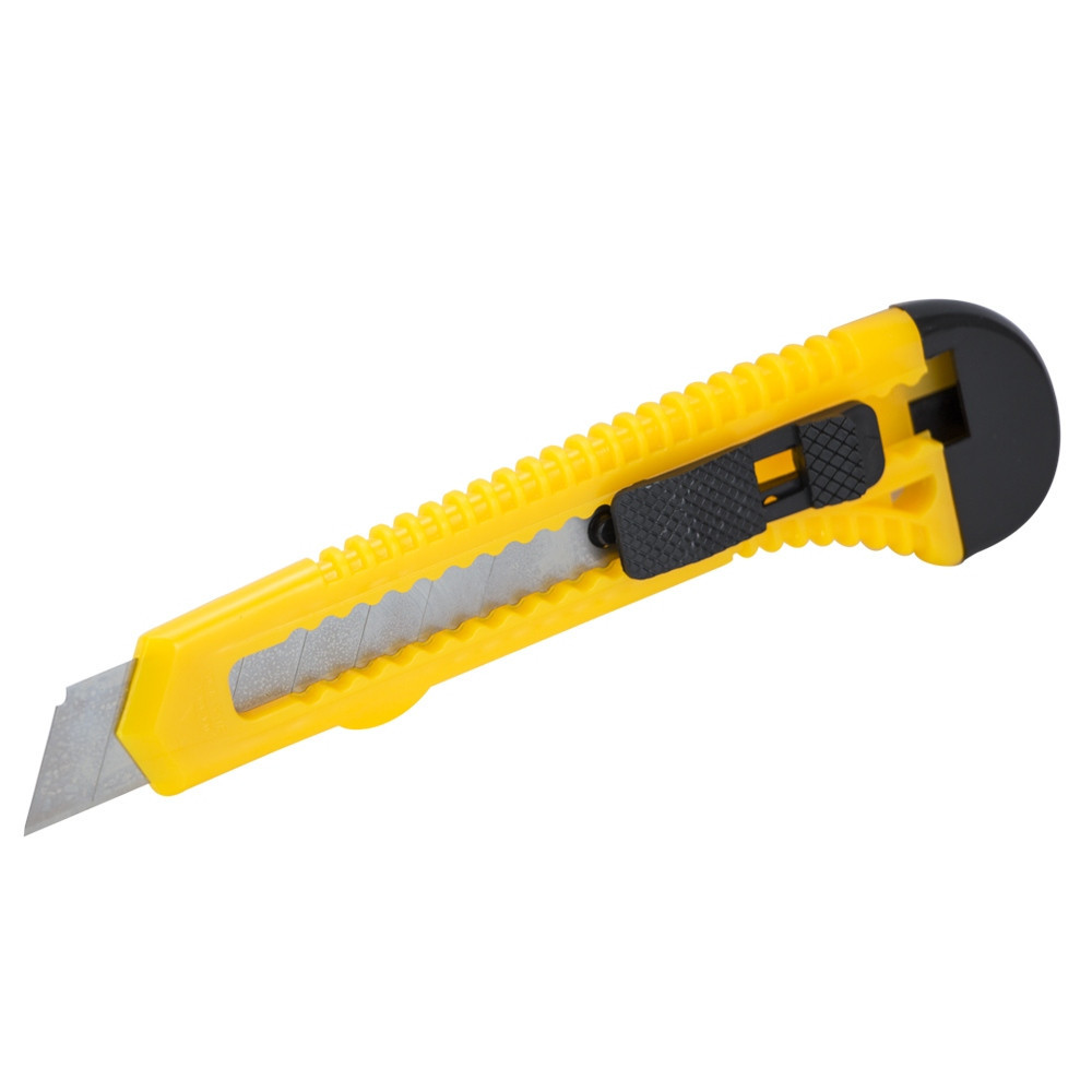 Ніж будівельний (пластиковий корпус) лезо 18 мм автоматичний замок SIGMA (8213011) Київ - фото 2