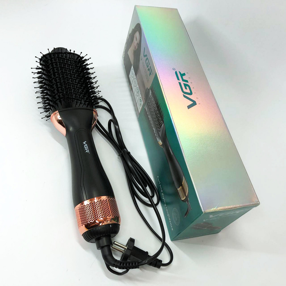 Професійний фен оригінал, Фен-щітка для об'єму волосся, Фен-стайлер для кучерявого волосся CY-59 Львів - фото 8