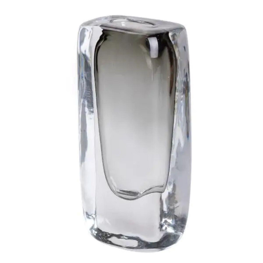 Декоративная стеклянная ваза для цветов 18.5 см Киев - изображение 2