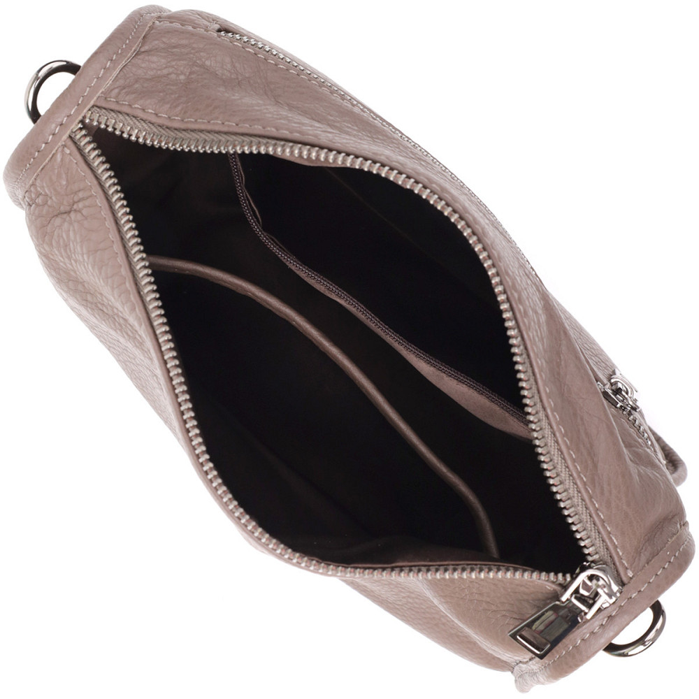 Практичная женская сумка на плечо из натуральной кожи Vintage 23003 Коричневый Киев - изображение 7