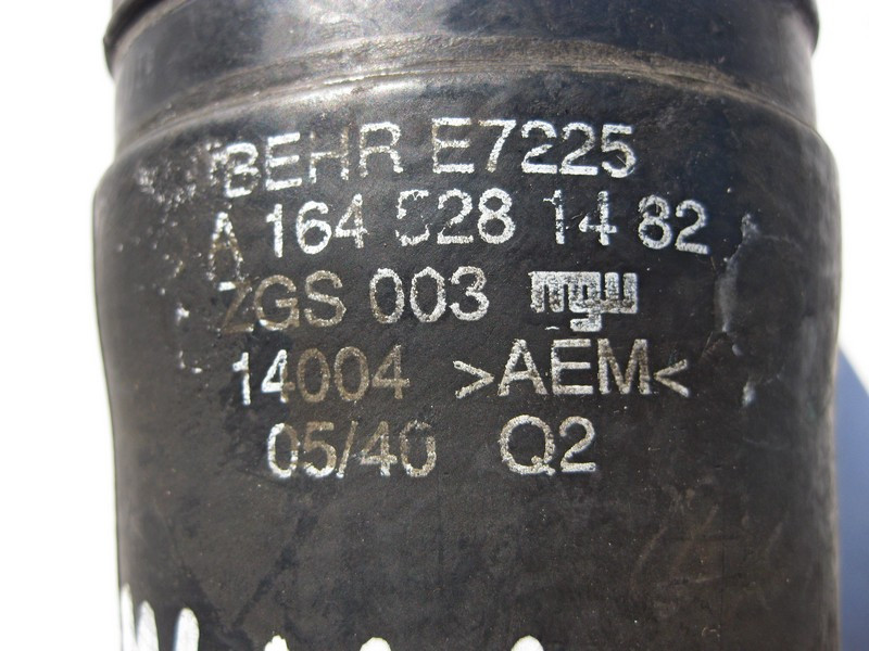 Mercedes-Benz  A1645281482 Правий патрубок інтеркулера двигуна OM642 V6 3.0 cdi ML W164 Одесса - изображение 3