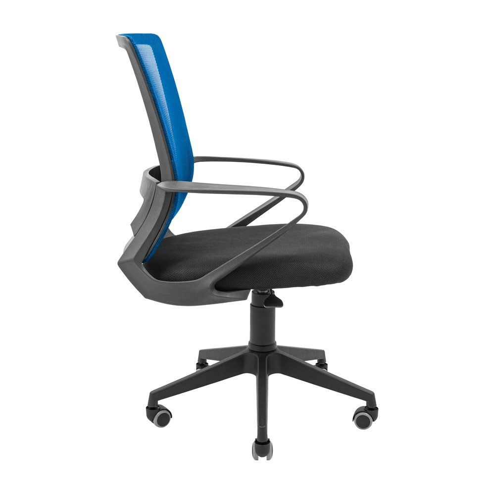 Офісне крісло керівника Richman Robin Piastra Чорно-синій Дніпро - фото 3