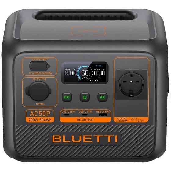 Зарядна станція Bluetti AC50P, 504Wh, 700W, LiFePO4 ( Чорний ) Харьков