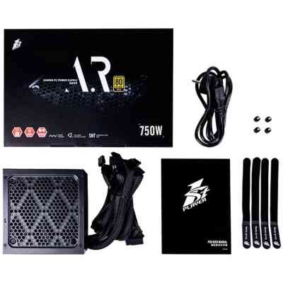 Блок питания 1stPlayer 750W (AR-GLD-750-BK-EU) Винница