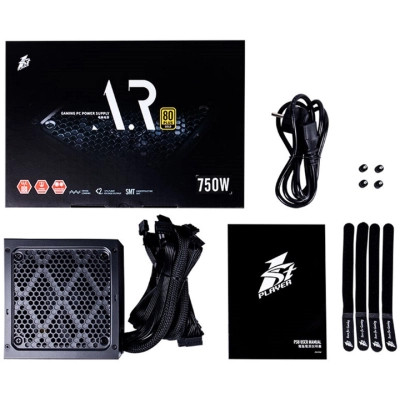 Блок питания 1stPlayer 750W (AR-GLD-750-BK-EU) Винница - изображение 2
