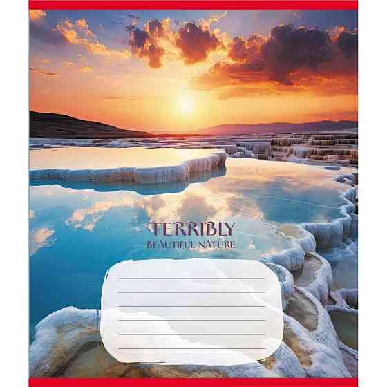 Зошит учнівський "Неймовірно красива природа" 024-560107L-1 в лінію, 24 аркуші Вінниця