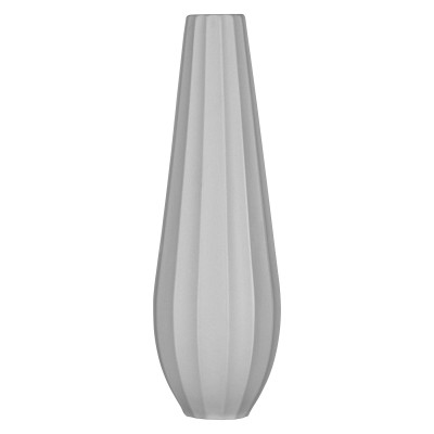 Ваза Ardesto Molize, 8.5х27.5см, порцеляна, сірий (AR3810G) Винница - изображение 1