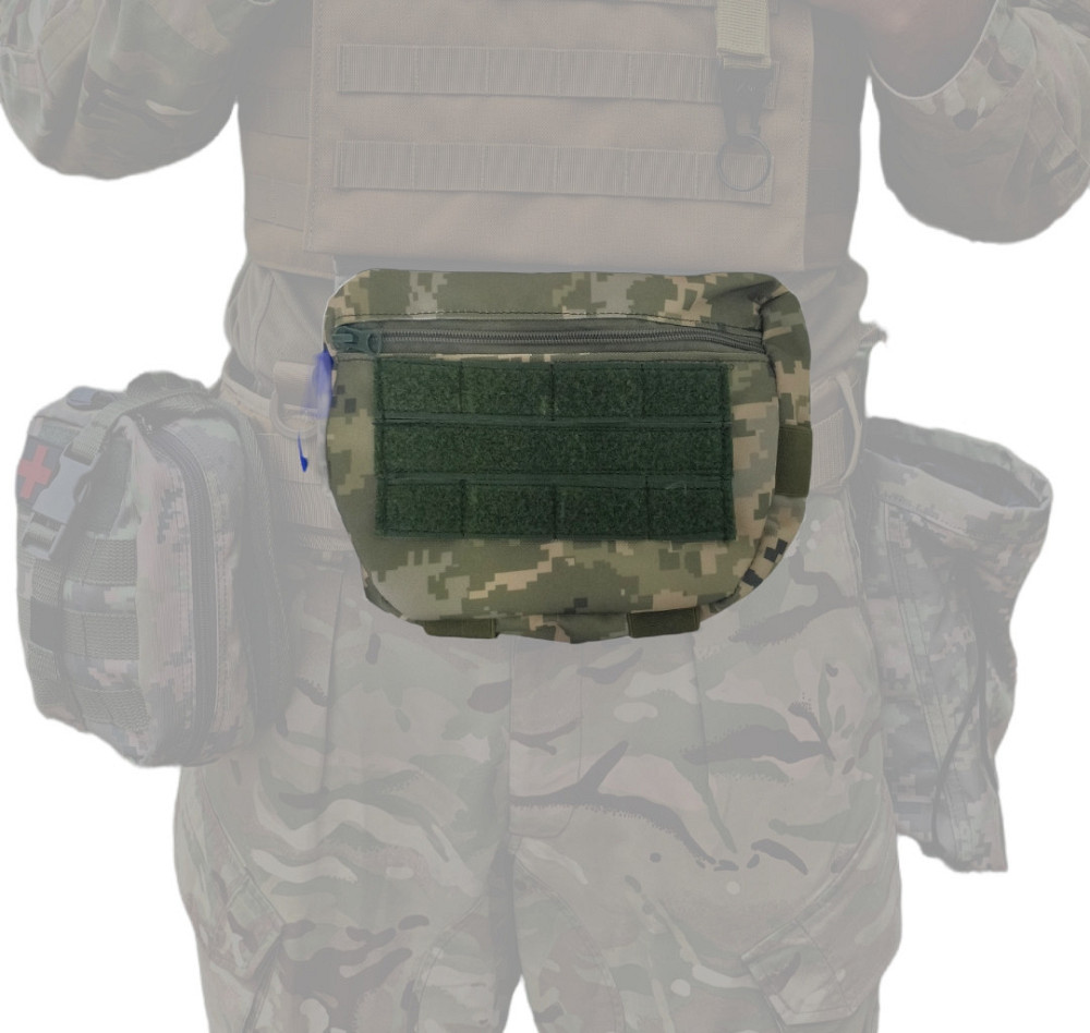 Підсумок під бронежилет напашник із системою моллі та велкро піксель тактичний універсальний Одеса - фото 12